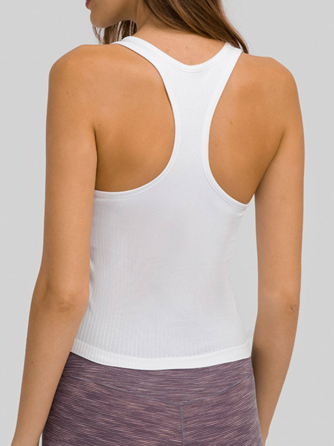 Round Neck Racerback Active Tank | Comfort &amp; Style for Any Activity