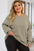 Cozy Luxe Plus Size Round Neck Sweatshirt - SleekrMe