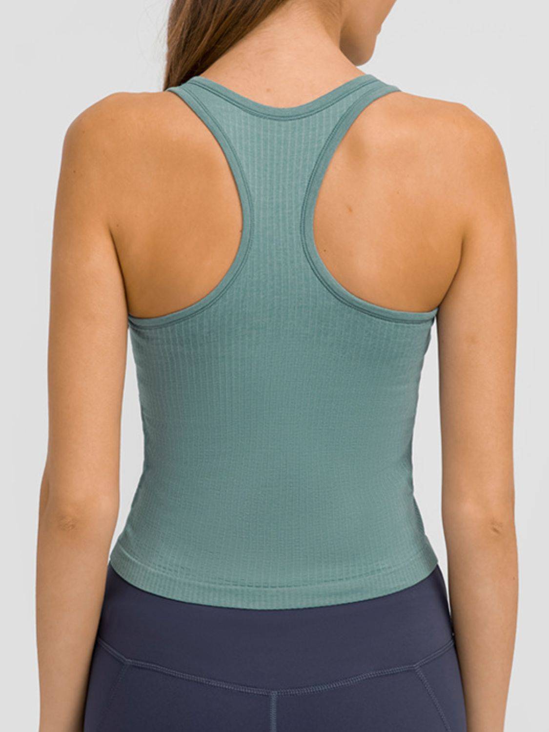 Round Neck Racerback Active Tank | Comfort &amp; Style for Any Activity