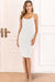 Dreamy Lace V-Neck Spaghetti Strap Lounge Dress - SleekrMe