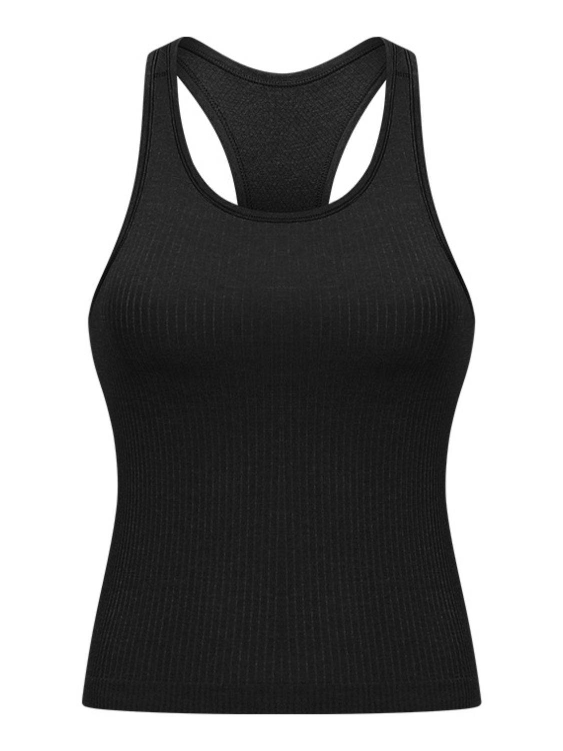 Round Neck Racerback Active Tank | Comfort &amp; Style for Any Activity