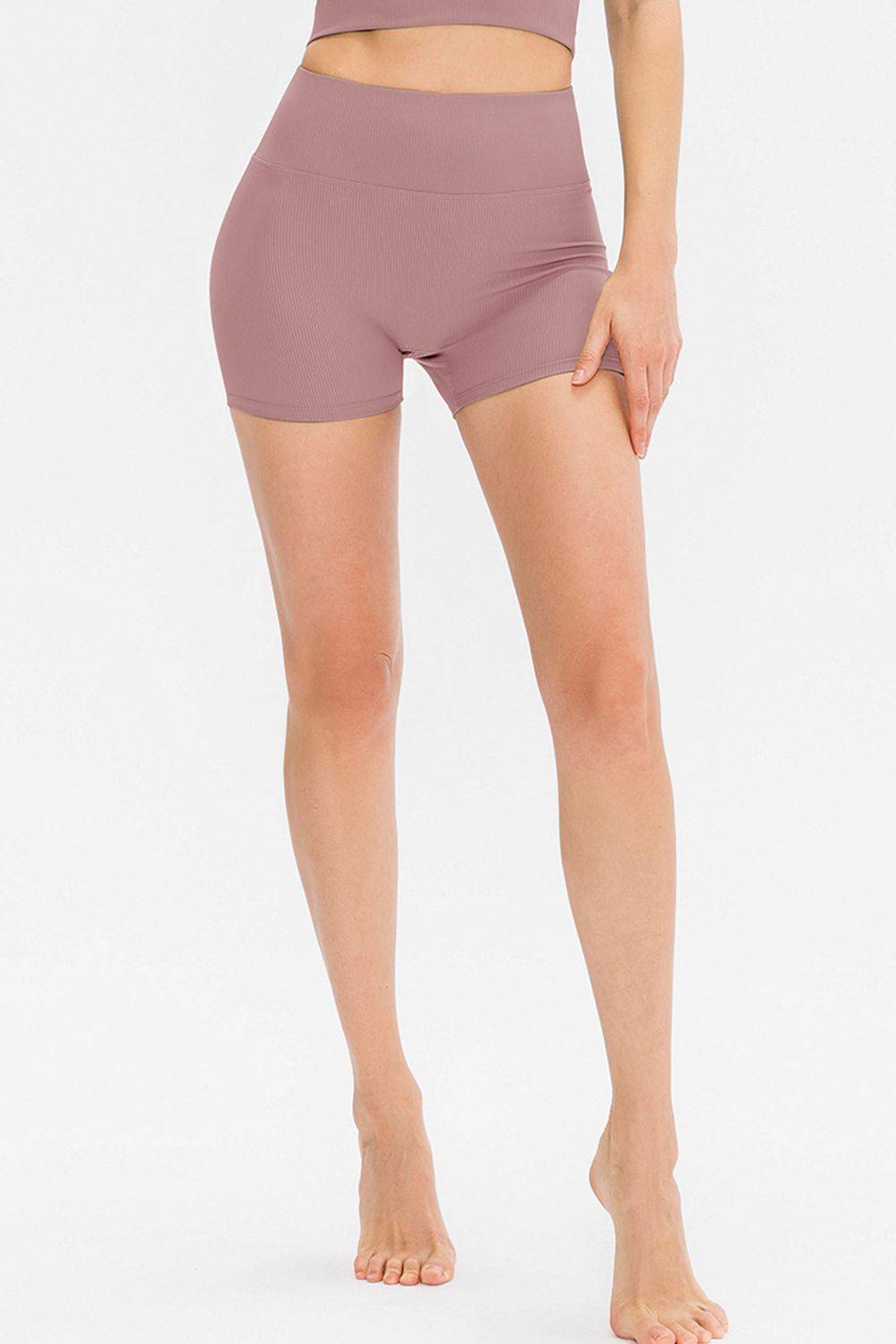 Wide Waistband Sports Shorts for Active and Casual Wear