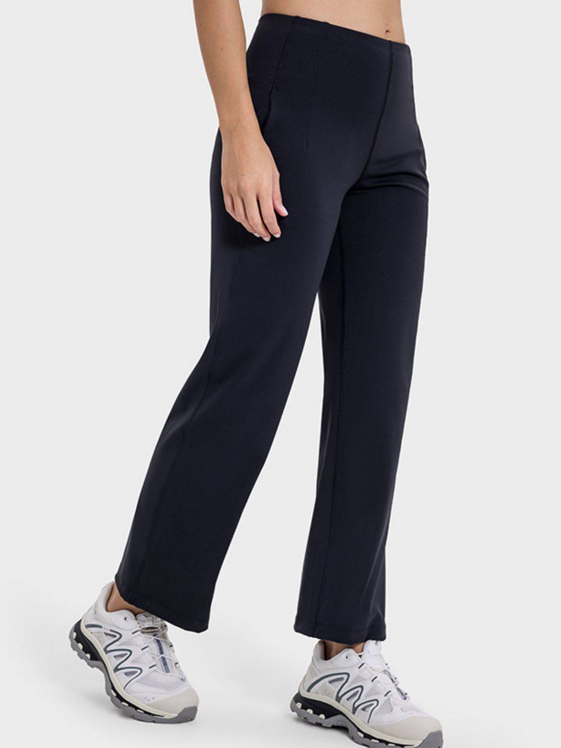 High Waist Pocketed Active Pants | Stylish &amp; Practical for Every Occasion