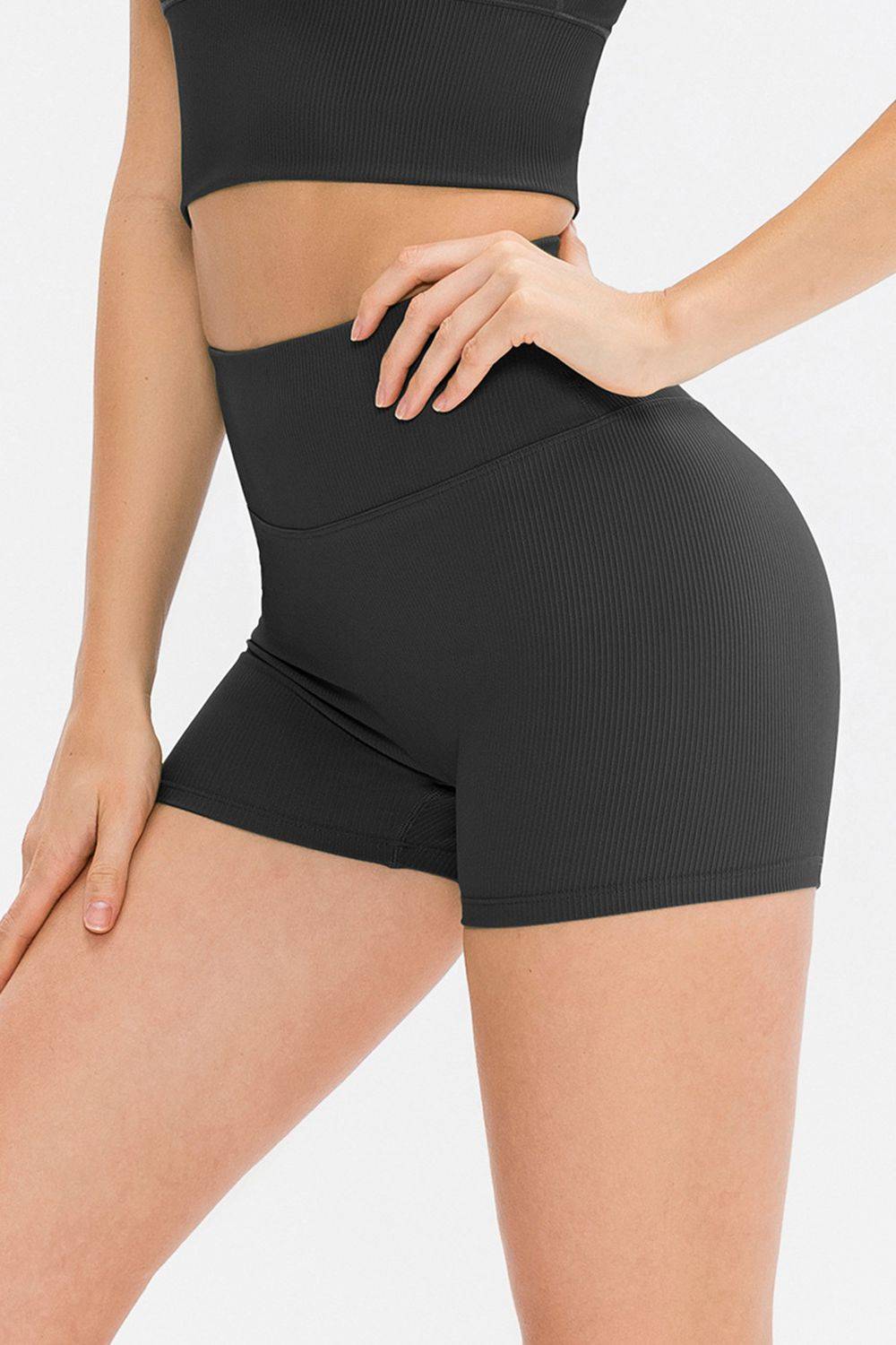Wide Waistband Sports Shorts for Active and Casual Wear
