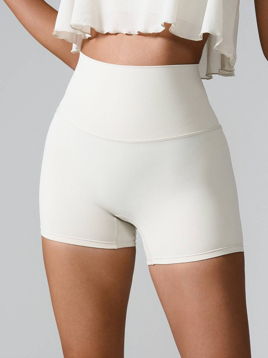Sculpting High Waist Active Shorts Pocketed