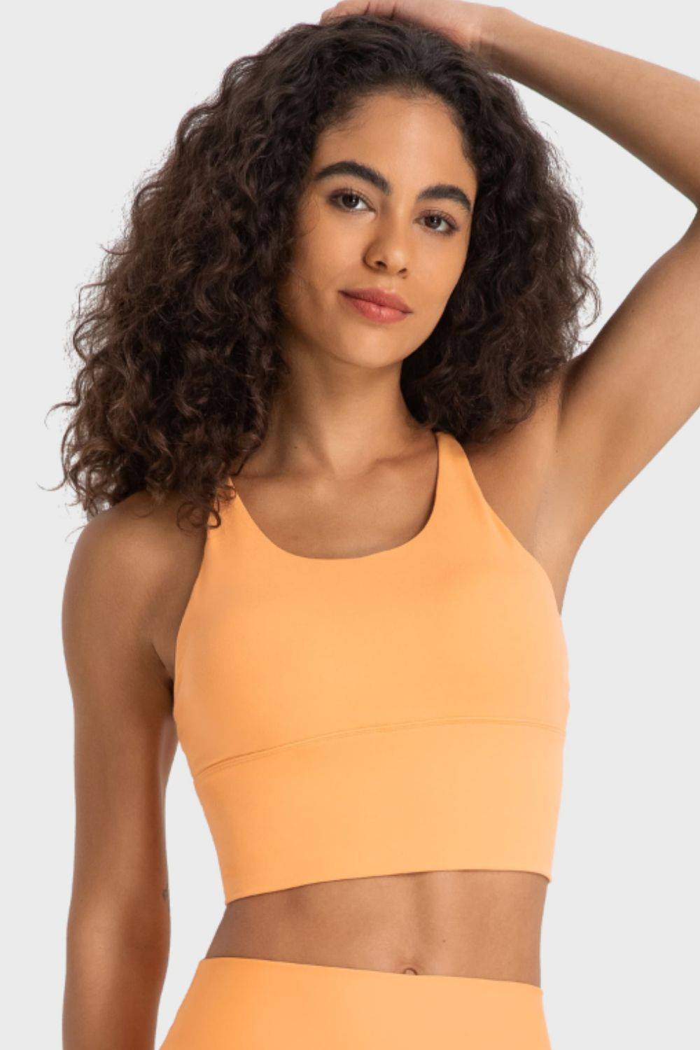 Chic Crisscross Back Ladder Sports Bra