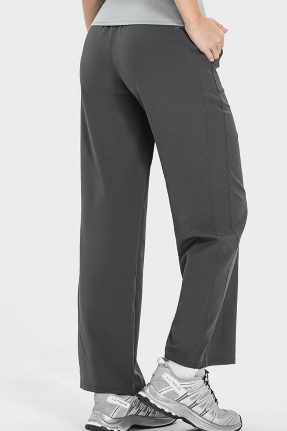 FlexMotion Drawstring Pocketed Buttery Soft Active Pants