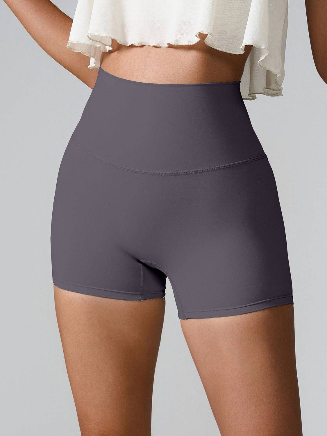 Sculpting High Waist Active Shorts Pocketed