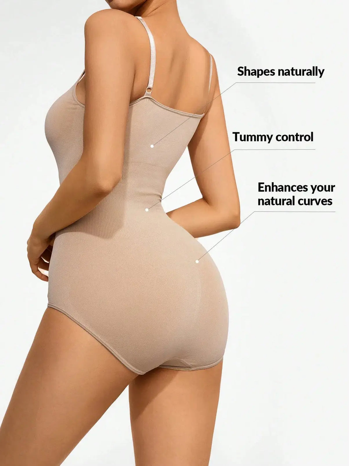 Sculpt &amp; Lift Full-Size Scoop Neck Bodysuit | Seamless Confidence