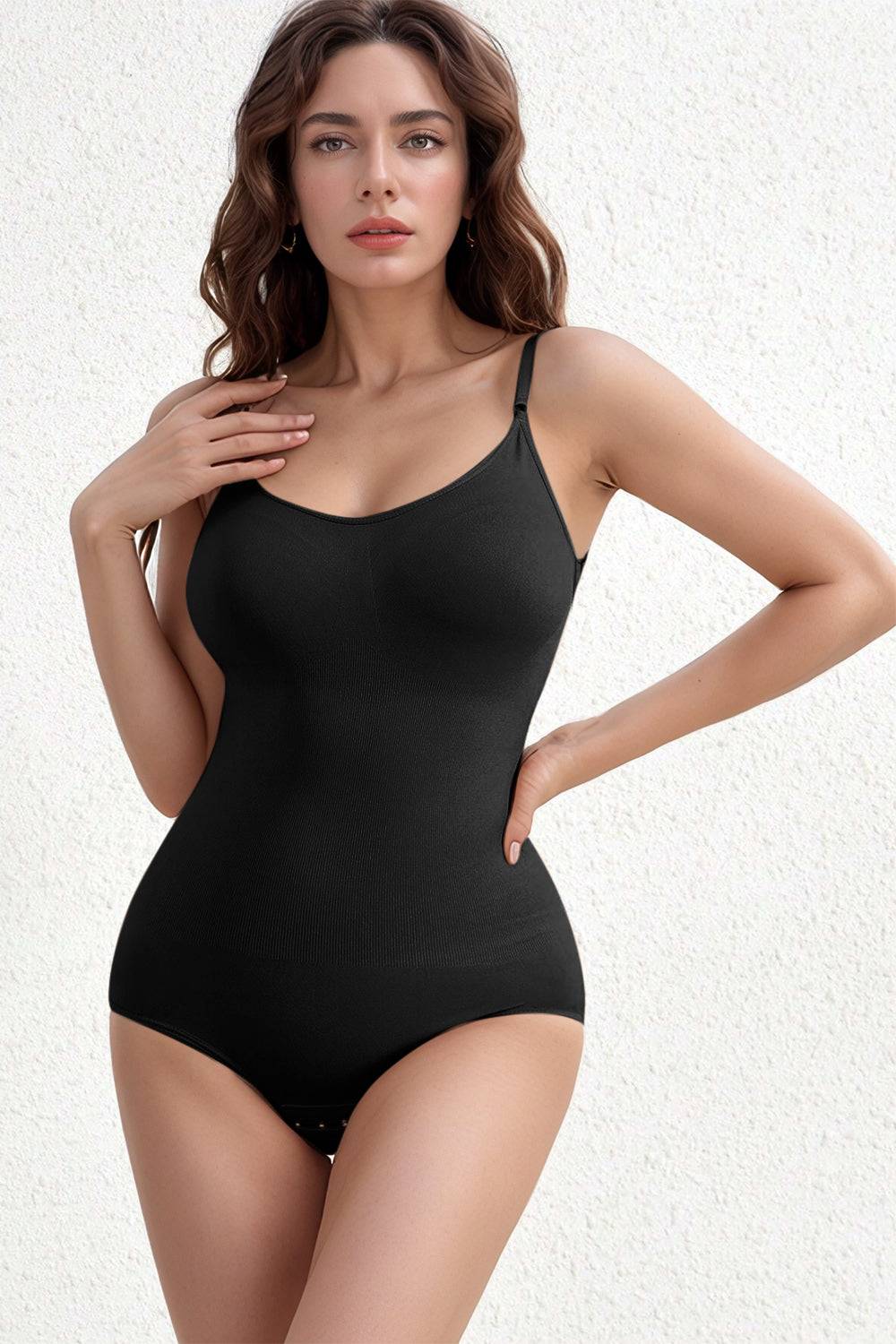 Sculpt &amp; Lift Full-Size Scoop Neck Bodysuit | Seamless Confidence