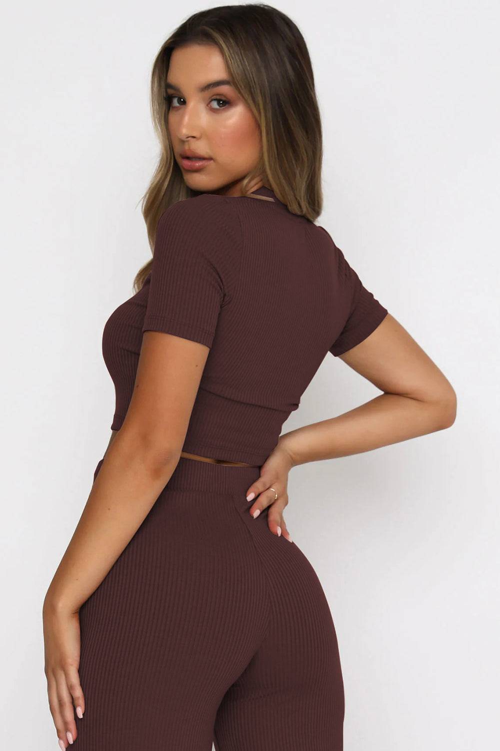 Round Neck Top and Pants Set | Effortless Style for Everyday Comfort