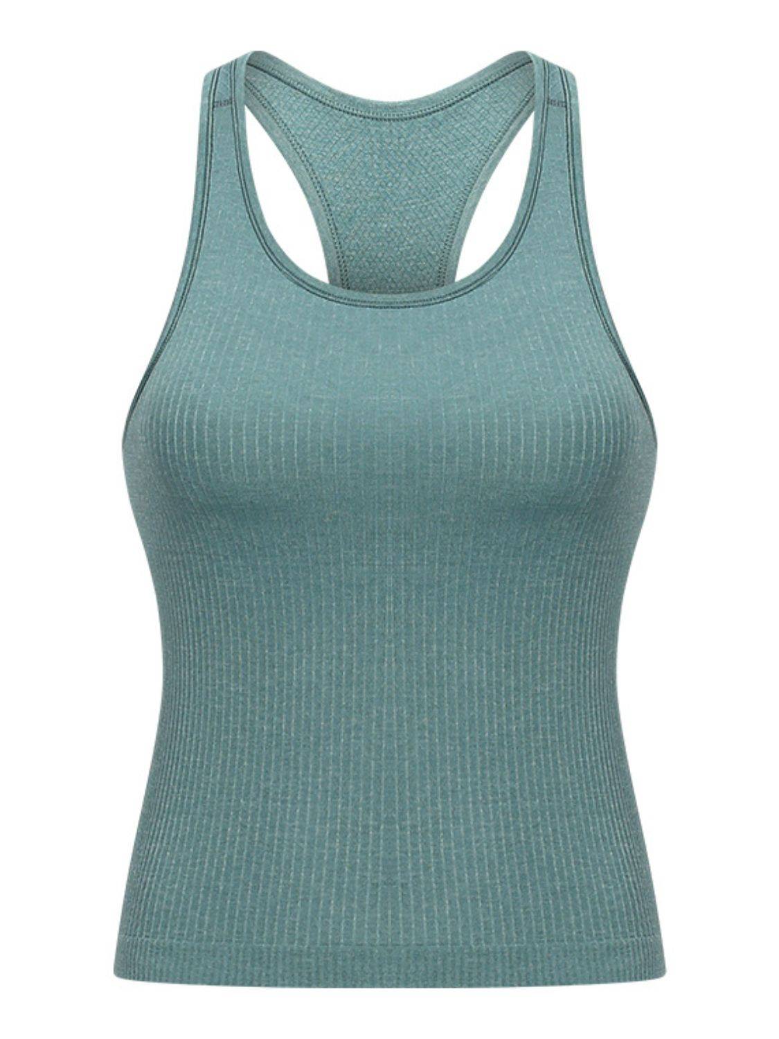 Round Neck Racerback Active Tank | Comfort &amp; Style for Any Activity