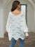 Elegant Breeze Boat Neck Lantern Sleeve Knit Top - SleekrMe