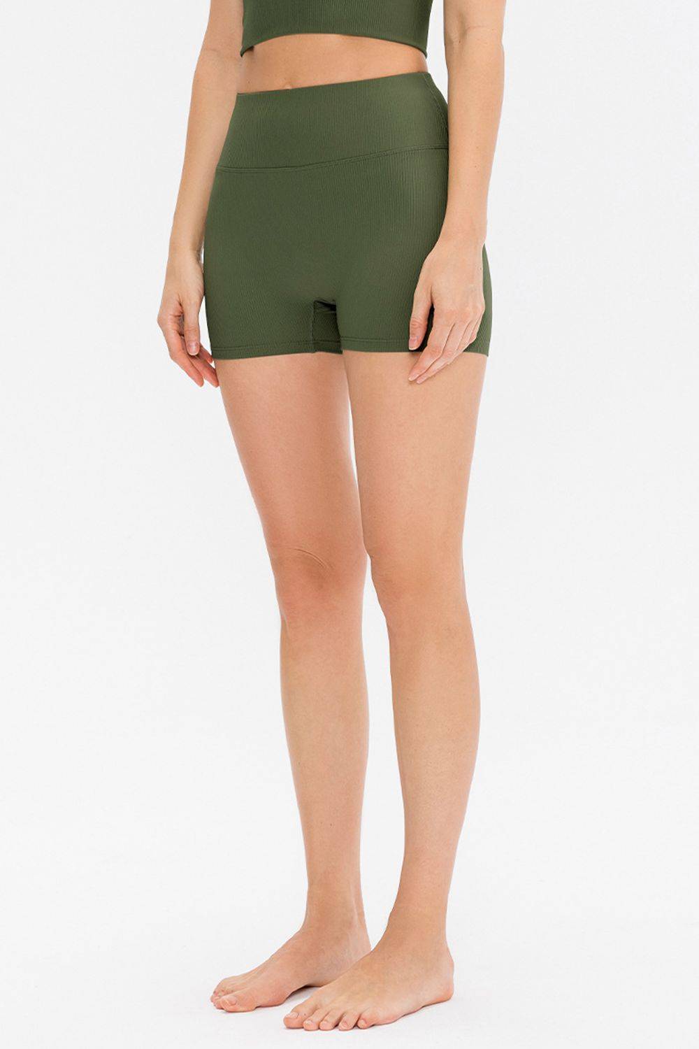 Wide Waistband Sports Shorts for Active and Casual Wear