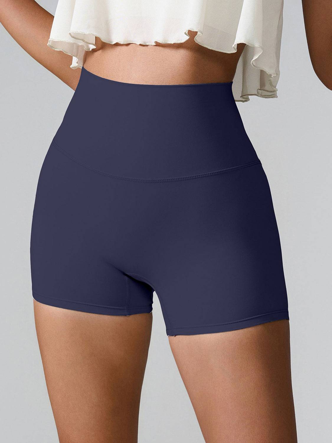 Sculpting High Waist Active Shorts Pocketed