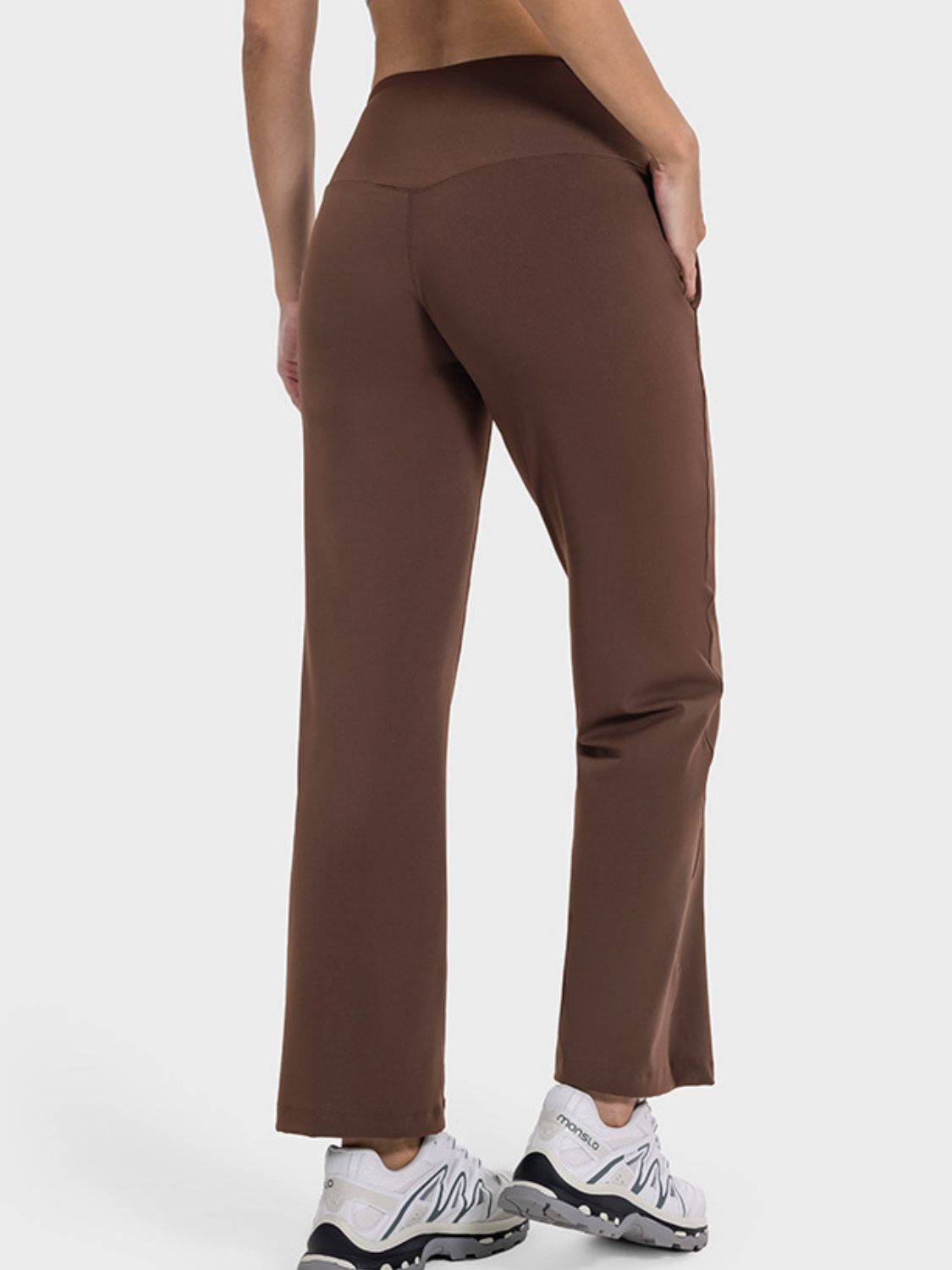 High Waist Pocketed Active Pants | Stylish &amp; Practical for Every Occasion