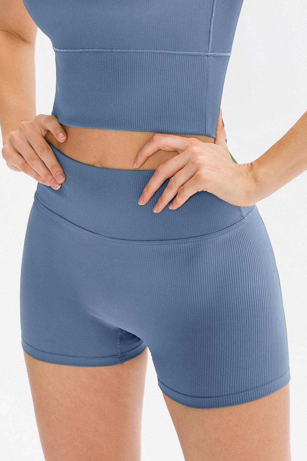 Wide Waistband Sports Shorts for Active and Casual Wear
