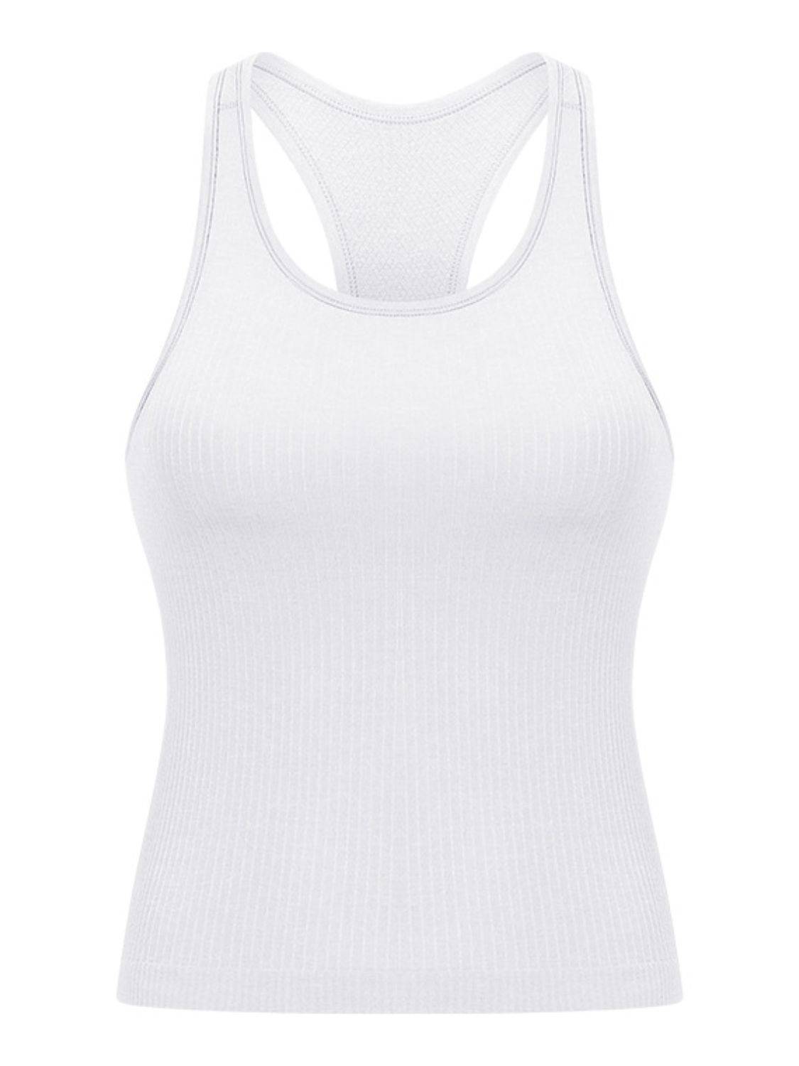 Round Neck Racerback Active Tank | Comfort &amp; Style for Any Activity