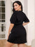 Elegant Nights Lace Trim V-Neck Dress - SleekrMe